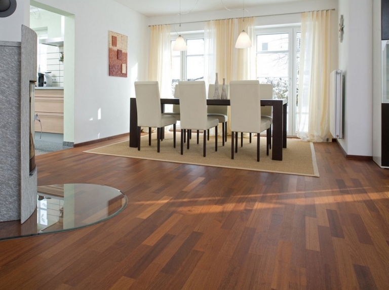 Parquet Teak, Pavimenti Legno Teak posa incollata