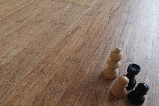 parquet bamboo realizzato a mano strand woven thermo taglio sega maxiplancia 15