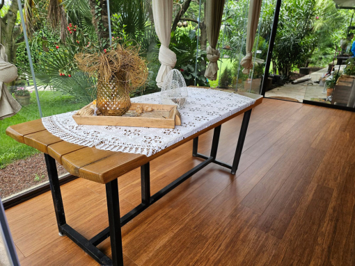 parquet bamboo strand woven carbonizzato massello 08