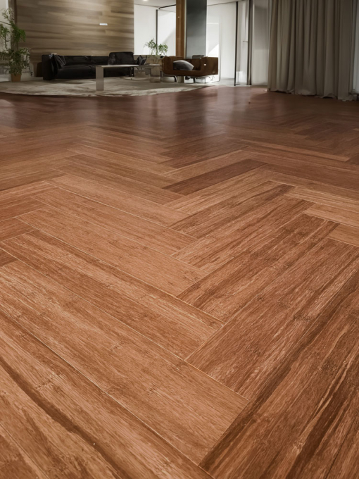 pavimento parquet bamboo spina italiana strand woven carbonizzato liscio 01